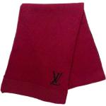 Foulards de créateur Louis Vuitton rouge bordeaux seconde main Tailles uniques look vintage 