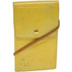 Portefeuilles de créateur Louis Vuitton jaunes en cuir en cuir seconde main look vintage 