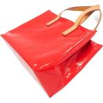Sacs à main de créateur Louis Vuitton rouges à rayures en cuir en cuir seconde main look fashion pour femme 