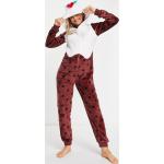 Pyjamas combinaisons pour fêtes de Noël marron Taille S look casual pour femme en promo 