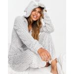 Pyjamas combinaisons gris en polaire à motif éléphants Taille M classiques pour femme en promo 