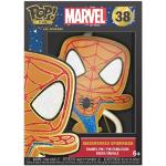 Funko Pop Large Enamel Pin MARVEL: GINGERBREAD - Spider-Man - SPIDERMAN Large Enamel Pin - Marvel ComicsPin en Émail - Broche Fantaisie Mignonne à Collectionner