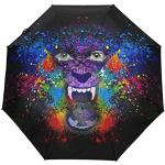 Parapluies pliants à motif loups look fashion 