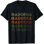 T-shirts de mariage noirs Madonna Taille S look fashion pour homme 