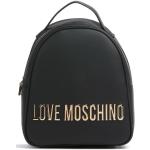 Sacs à dos de créateur Moschino Love Moschino noirs en fibre synthétique look fashion 5L pour femme 