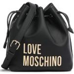 Sacs bourse de créateur Moschino Love Moschino noirs en fibre synthétique look fashion pour femme 