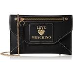 Sacs à main imprimés de créateur Moschino Love Moschino noirs en fibre synthétique romantiques pour femme 