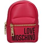 Sacs à main imprimés de créateur Moschino Love Moschino rose fushia en polyuréthane look fashion pour femme 