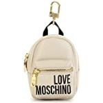 Sacs à dos de créateur Moschino Love Moschino blanc d'ivoire look fashion pour femme 