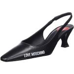 Baskets  de créateur Moschino Love Moschino noires en caoutchouc à pompons Pointure 37 look fashion pour femme 