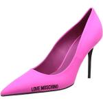 Chaussures casual de créateur Moschino Love Moschino rose fushia Pointure 36 look casual pour femme 