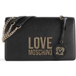 Love Moschino Love Lettering Sac porté épaule noir, femme