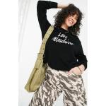 Pulls de créateur Moschino Love Moschino noirs à logo à mailles Taille XL classiques pour femme en promo 