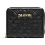 Portefeuilles de créateur Moschino Love Moschino noirs zippés pour femme en promo 