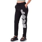 Pantalons de créateur Moschino Love Moschino noirs à imprimés Taille M look casual pour femme 