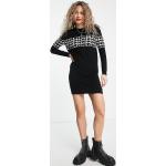 Robes en laine de créateur Moschino Love Moschino noires à manches longues Taille XL classiques pour femme en promo 