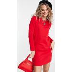 Robes sweat de créateur Moschino Love Moschino rouges à strass à manches longues Taille S classiques pour femme en promo 