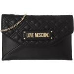 Sacs à main de créateur Moschino Love Moschino noirs cartable pour femme en promo 
