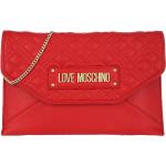 Sacs à main de créateur Moschino Love Moschino rouges cartable pour femme en promo 
