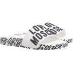 Sabots de créateur Moschino Love Moschino blancs pour femme en promo 