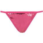 Slips en coton Love Stories Intimates rose bonbon en coton à sequins Taille M pour femme en promo 