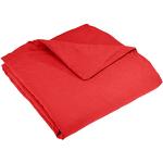 Housses de couette Lovely Casa rouges en coton 200x200 cm en promo 