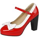 Chaussures montantes rouges à motif papillons Pointure 40 look sexy pour femme en promo 