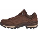 Chaussures de randonnée Lowa Renegade marron en gore tex imperméables look fashion pour homme 