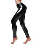 Leggings fantaisie noirs Taille XL look sexy pour femme 