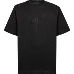 T-shirts Giuseppe Zanotti noirs en coton à strass pour homme 