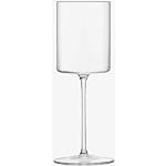 Verres à vin blanc blancs en verre en lot de 2 240 ml 