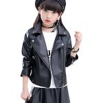 Vestes de blazer noires en cuir synthétique Taille 3 ans look fashion pour fille de la boutique en ligne Amazon.fr 
