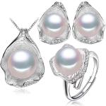 Boucles d'oreilles blanches en métal à perles ethniques style ethnique pour femme 