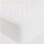 Alèses de lit beiges nude en coton 160x200 cm 