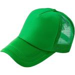 Chapeaux Fedora verts à pompons Tailles uniques classiques 