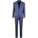 Lubiam - Suits > Suit Sets > Single Breasted Suits - Blue -