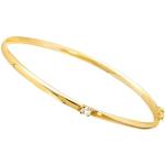 Bracelets breloques jaunes en or jaune 14 carats look fashion pour femme 