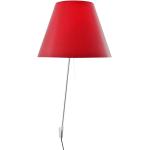 Lampes design LucePlan rouges en aluminium 