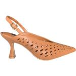 Luciano Barachini Chaussures femme RL122C. Chaussures ouvertes au talon en cuir de qualité supérieure et avec un talon de 8 cm. Détail Chic: la fermeture avec sangle réglable., cuir, 36 EU