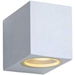 Lucide ZORA-LED - Spot Mural Extérieur - LED Dim. - GU10 - 1x5W 3000K - IP44 - Blanc