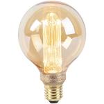 LUEDD Lampe à LED G95 E27 5W 1800K ambre à 3 niveaux, dimmable