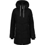 Manteaux Luhta noirs coupe-vents look streetwear pour femme 