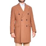 Luigi Bianchi Mantova - Coats > Double-Breasted Coats - Brown -