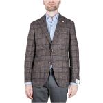 Luigi Bianchi Mantova - Suits > Formal Blazers - Brown -