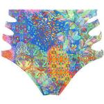 Bas de maillot de bain Luli Fama multicolores à fleurs Taille S pour femme 