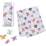 Couvertures en coton à motif papillons pour bébés lavable en machine modernes pour bébé 