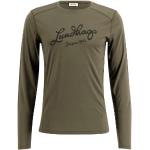 T-shirts Lundhags verts en laine de mérinos tencel éco-responsable Taille S look fashion pour homme 