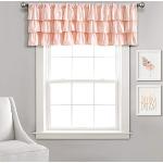 Rideaux rose pastel shabby chic 