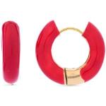 Boucles d'oreilles Luxenter multicolores en or 18 carats look fashion pour femme 