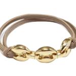 Bracelets Luxenter en or 18 carats look fashion pour femme 